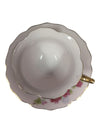 Hand-Painted Rose Porcelain Teacup & Saucer