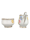 Royal Albert "Anemone" Pattern Creamer and Open Sugar Bowl Set