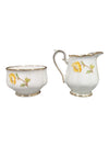 Royal Albert "Anemone" Pattern Creamer and Open Sugar Bowl Set