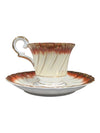 Mid-Century Lusterware Teacup and Saucer Set