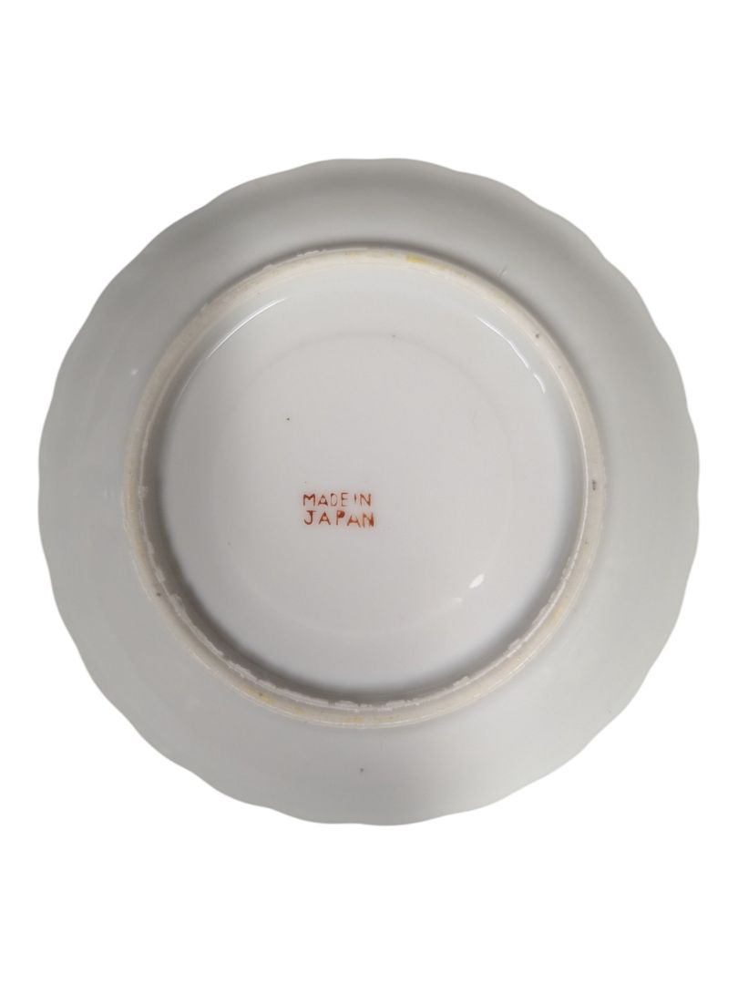 Mid-Century Lusterware Teacup and Saucer Set