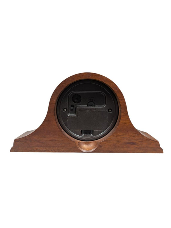 Vintage Seiko QP294B Napoleon Arched Wood Mantel Clock