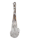 Crystal Swan Figurine / Decorative Glass Sculpture