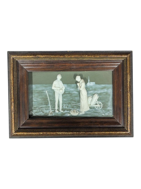 Shorter & Son Staffordshire "The Angelus" Relief Plaque