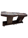 Acacia Hardwood Dining Table with 6 Chairs