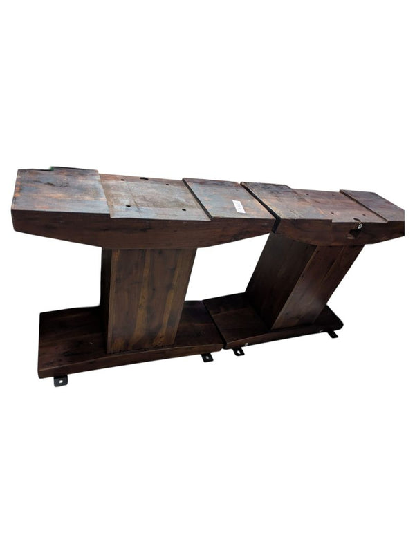 Acacia Hardwood Dining Table with 6 Chairs