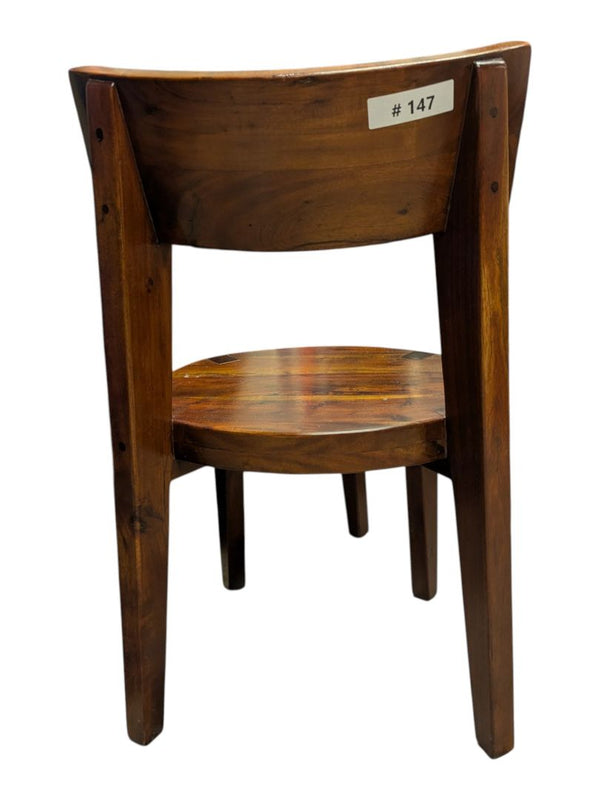 Acacia Hardwood Dining Table with 6 Chairs