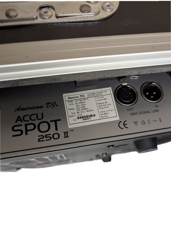 American DJ Accu Spot 250 II Moving Head Light with Rolling Accu Case #3