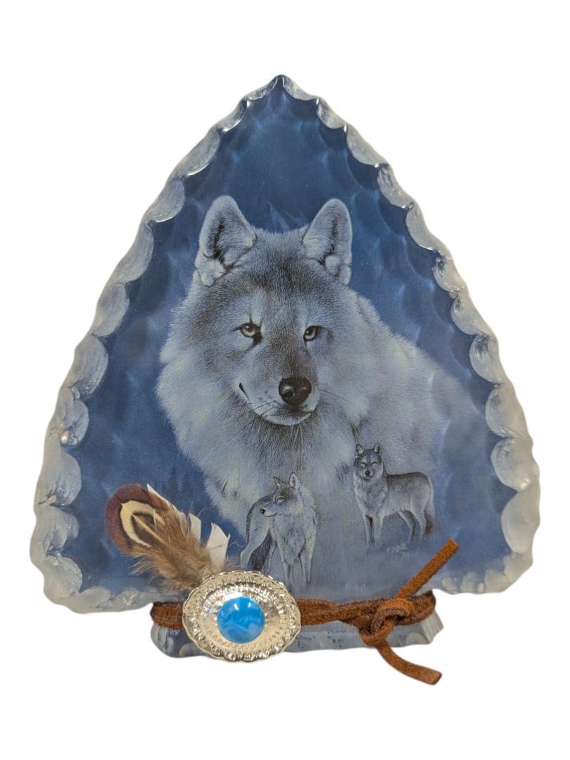 Bradford Exchange Wolf Crystal Spirits Plate