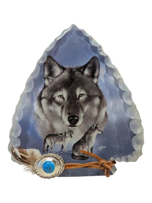Bradford Noble Spirits Wolf Plate