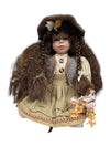 Kimberley Timeless Treasures Porcelain Doll (2002) – Floral Dress & Hat