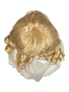 Porcelain Style Doll with Lace & Feather Trim Dress