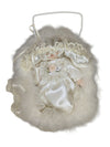 Baby Doll in Lace Carriage Display