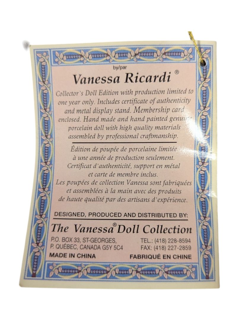 Vanessa Ricardi “Vanessa” Porcelain Doll