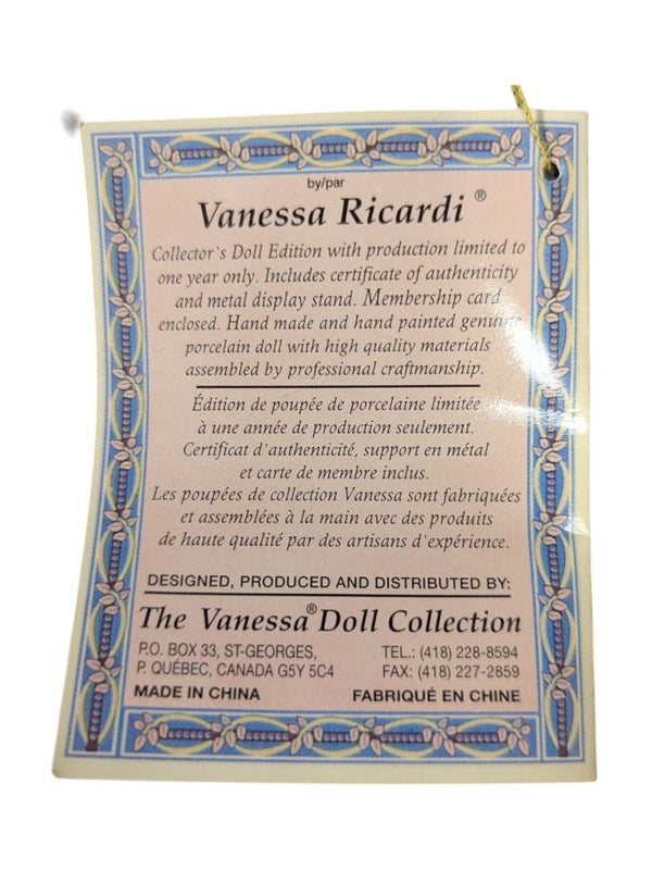 Vanessa Ricardi “Vanessa” Porcelain Doll