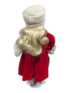 “Faith” Porcelain Doll in Red Dress with Fur Hat & Muff