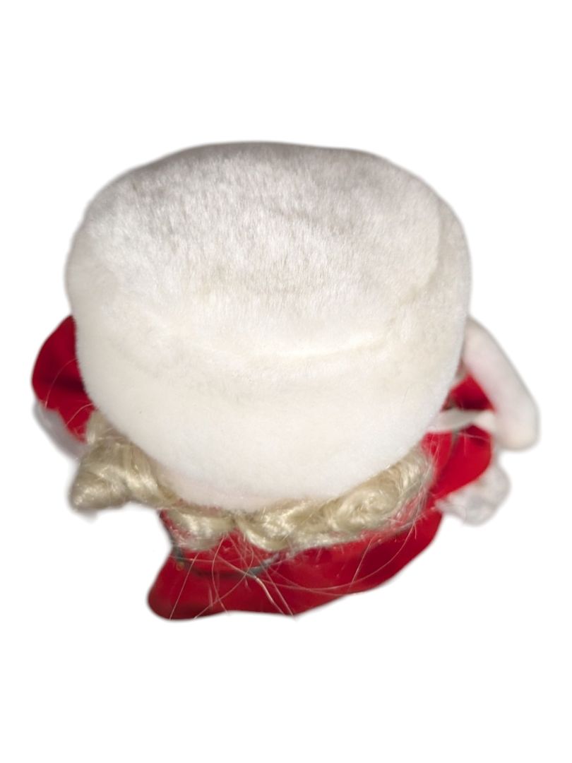 “Faith” Porcelain Doll in Red Dress with Fur Hat & Muff