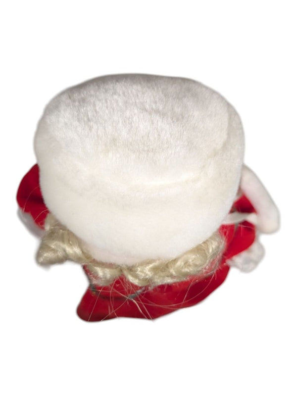 “Faith” Porcelain Doll in Red Dress with Fur Hat & Muff