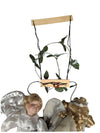 Porcelain Hanging Angel Doll Duo - Boy & Girl