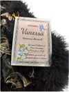 Vanessa Ricardi Porcelain Doll - Black & Gold