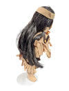Native American Style Fringed Porcelain Doll