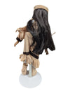 Native American Style Fringed Porcelain Doll