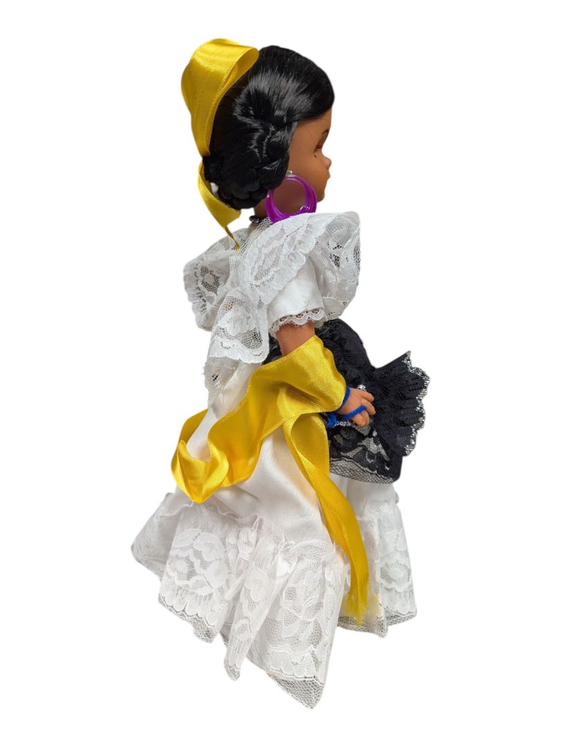 Mexican Folklorico Lace & Ribbon Collector Doll