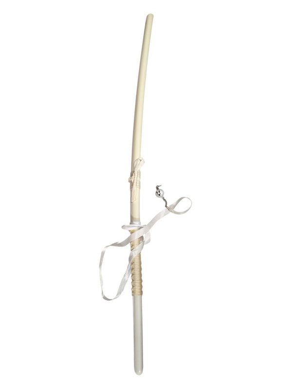 White Decorative Katana Sword with Scabbard