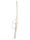 White Decorative Katana Sword with Scabbard