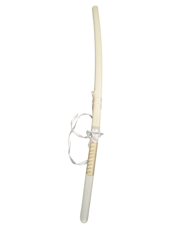White Decorative Katana Sword with Scabbard