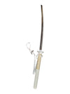 White Decorative Katana Sword with Scabbard