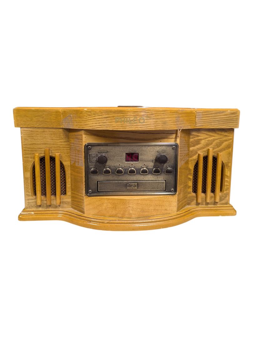 Philco Retro Turntable & CD Player Console