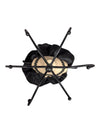 Decorative Black Satin Dress Form Jewelry Stand