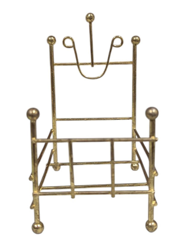 Vintage Style Brass Miniature Dollhouse Furniture Set