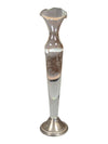 Sterling Silver Base Bud Vase with Etched Glass Insert