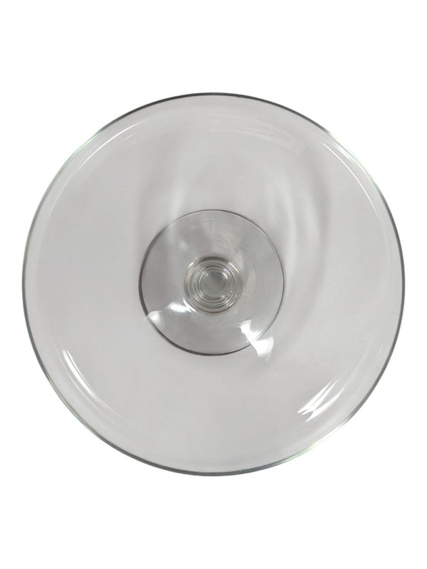 Glass Cake Stand with Dome Lid & Side Handles