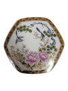 Japanese Hand-Painted Porcelain Trinket Box with Lid