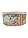 Japanese Hand-Painted Porcelain Trinket Box with Lid