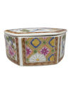 Japanese Hand-Painted Porcelain Trinket Box with Lid