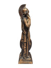Vintage Athena Greek Goddess Bronze Tone Figurine Statue