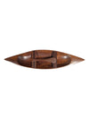 Hand-Carved Wooden Double Spoon Serving Dish