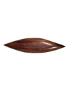 Hand-Carved Wooden Double Spoon Serving Dish