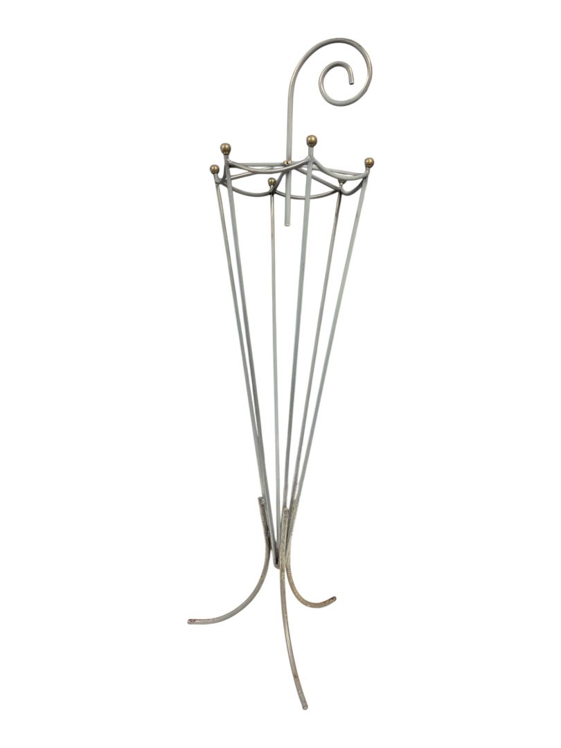 Decorative Metal Umbrella Stand with Scroll Handle