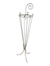 Decorative Metal Umbrella Stand with Scroll Handle