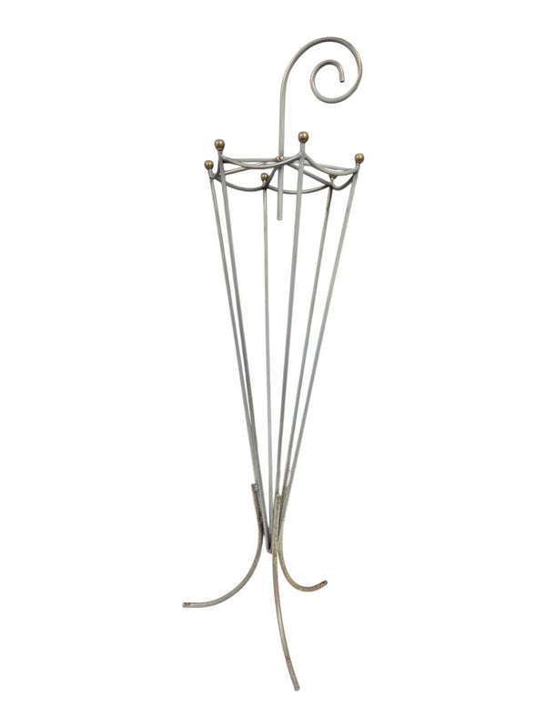 Decorative Metal Umbrella Stand with Scroll Handle