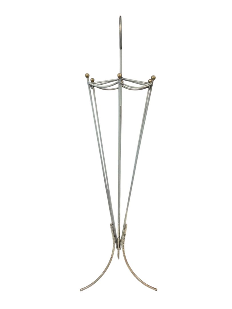 Decorative Metal Umbrella Stand with Scroll Handle