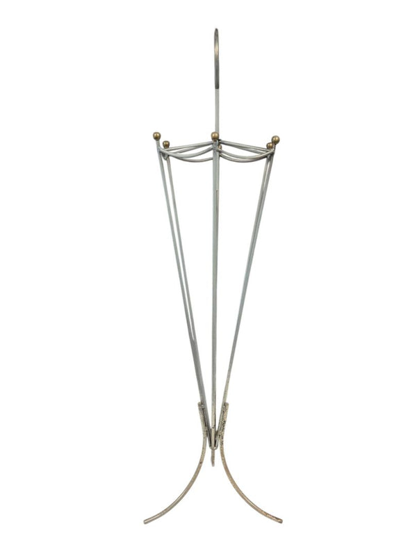 Decorative Metal Umbrella Stand with Scroll Handle