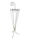 Decorative Metal Umbrella Stand with Scroll Handle