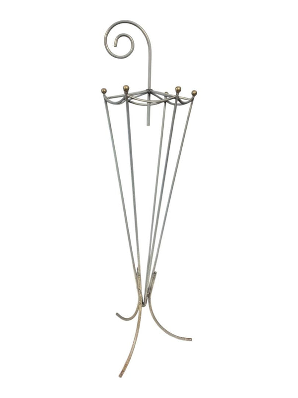 Decorative Metal Umbrella Stand with Scroll Handle