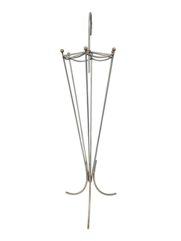Decorative Metal Umbrella Stand with Scroll Handle
